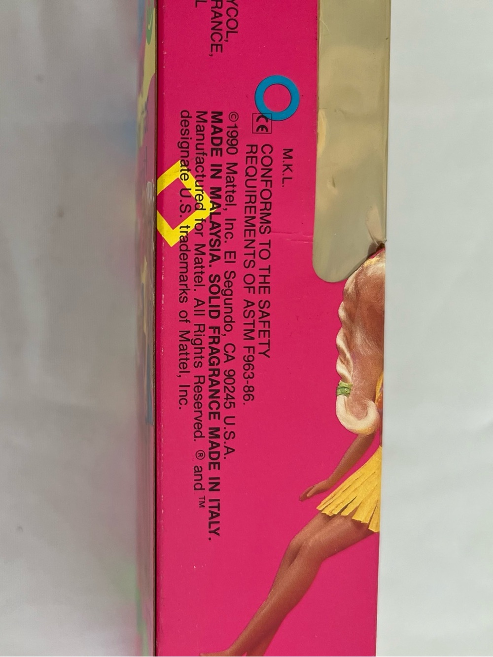 Vintage 1990 Skipper Barbie Hawaiian Fun Blonde Doll in Tropical Swimsuit - Picture 8 of 8